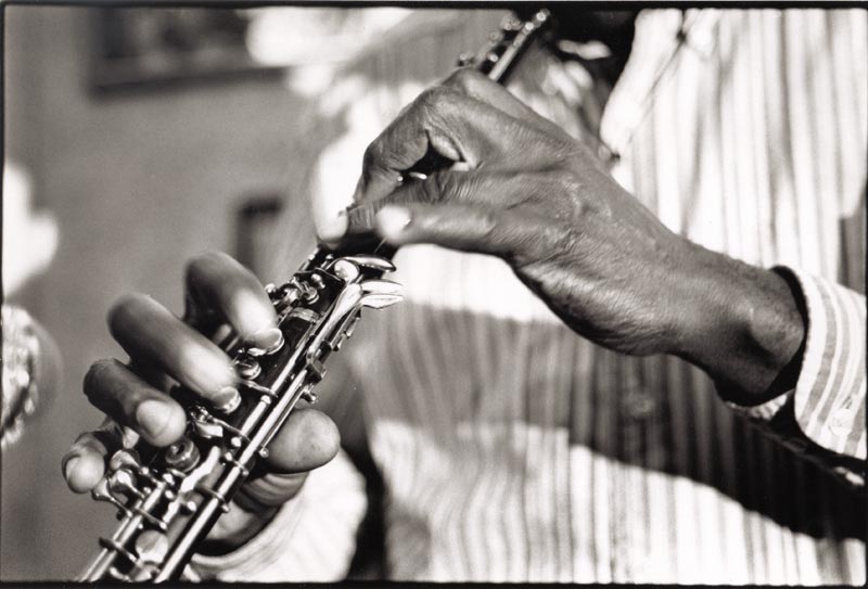 Makanda Ken McIntyre plays the oboe