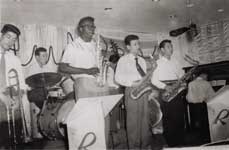 Makanda Ken McIntyre in Japan playing with local musicians during his time in the Army, circa 1953-4