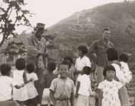 Makanda Ken McIntyre in the Army, Sendai, Japan, circa 1953-4