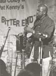 Makanda playing the alto at the Bitter End