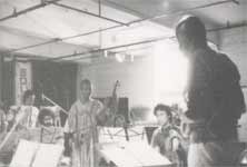 Makanda Ken McIntyre conducts the CAAMO Orchestra, Soundscape Studios, NYC, July 31, 1983