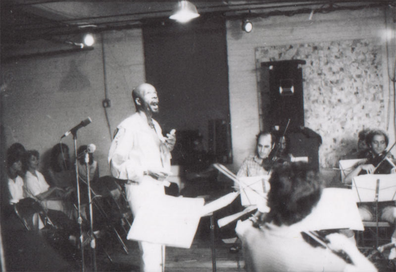 Makanda Ken McIntyre conducts the CAAMO Orchestra, Soundscape Studios, NYC, July 31, 1983